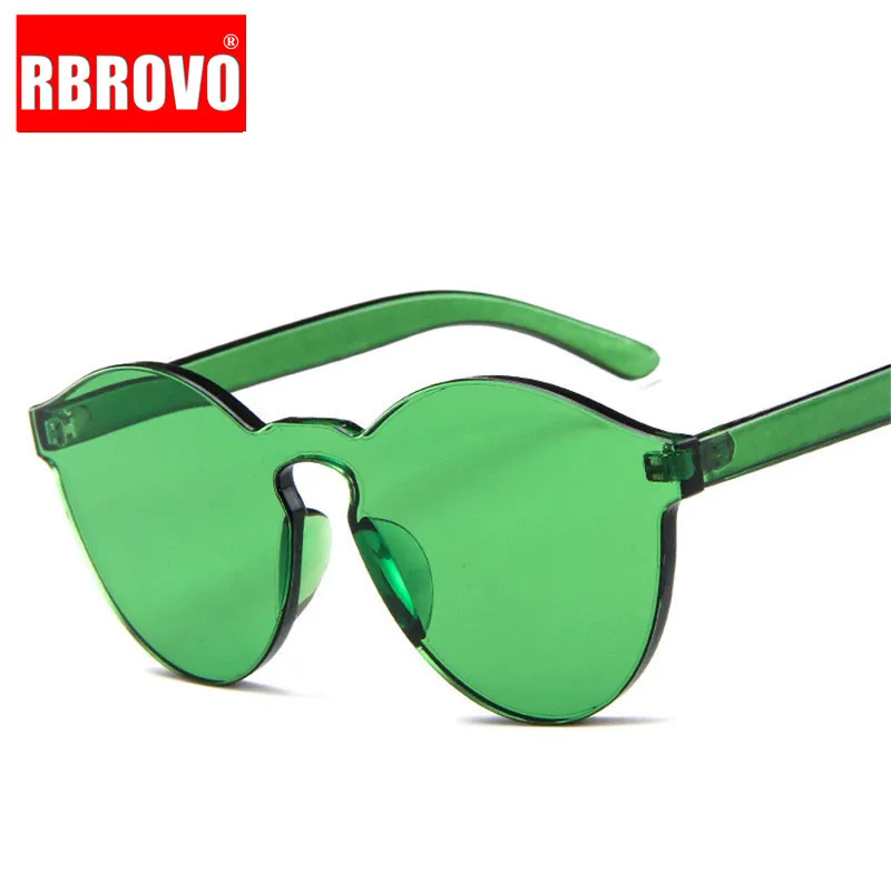 RBROVO 2021 Cateye Солнцезащитные очки женские круглые брендовые дизайнерские для