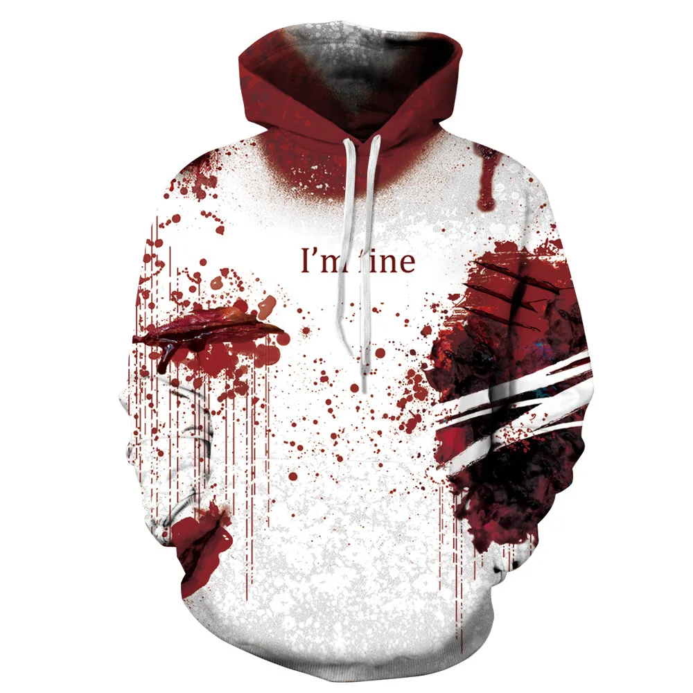 

Popular Hoodie Couple Men Sweatshirt 3D Print Tracksuit Male Long Sleeve Hooded Casual Women Tops Funny Pullovers Hoodies
