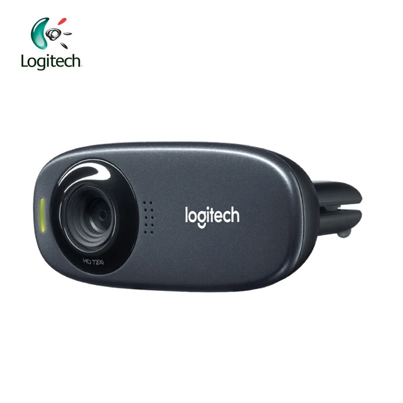 100% Original Logitech C310 Webcam Webcast camera Gaming Built-in Microphone HD 720P with 5MP Photos Auto Focus | Компьютеры и офис