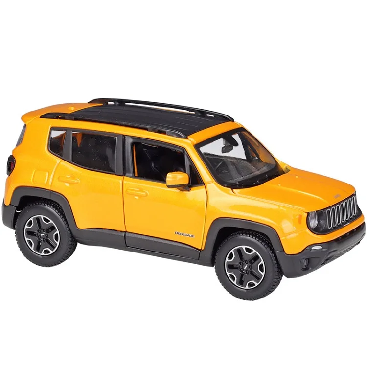 

Maisto 1:24 Jeep Renegade met orange Diecast Model Car