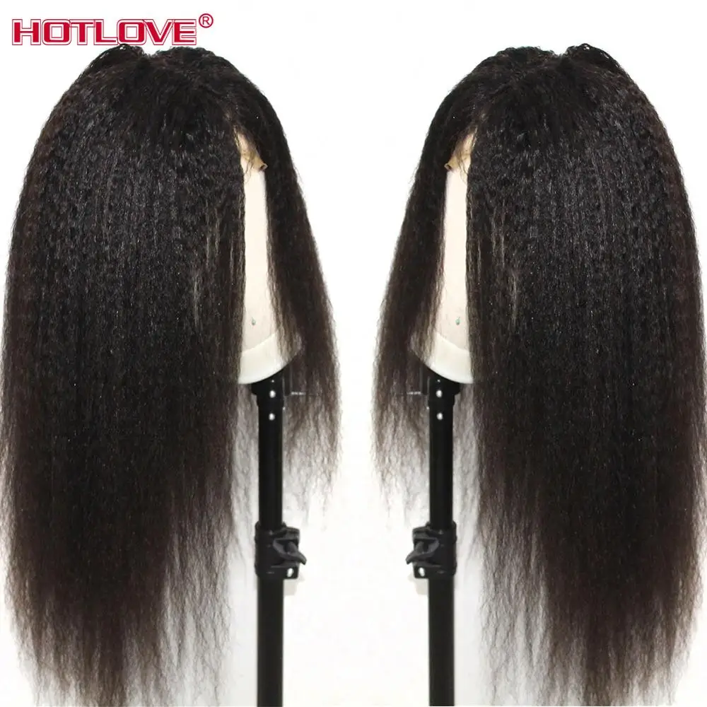 Бразильские кудрявые прямые парики из натуральных волос 4x2 кружевные передние с