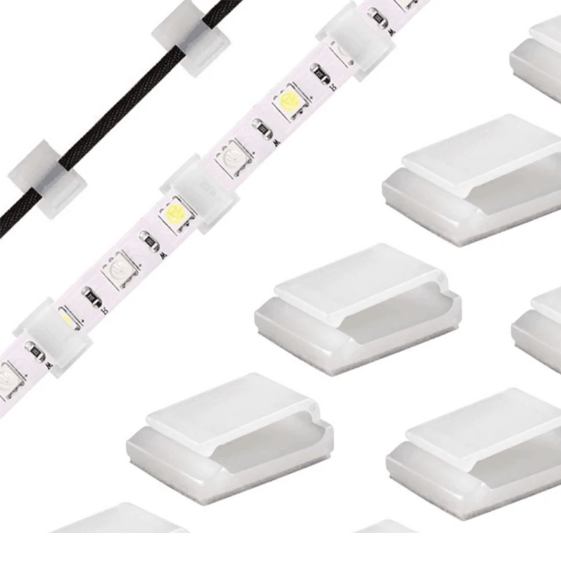 5 шт./лот зажим для светодиодной ленты Пряжка проводов крепление держатель