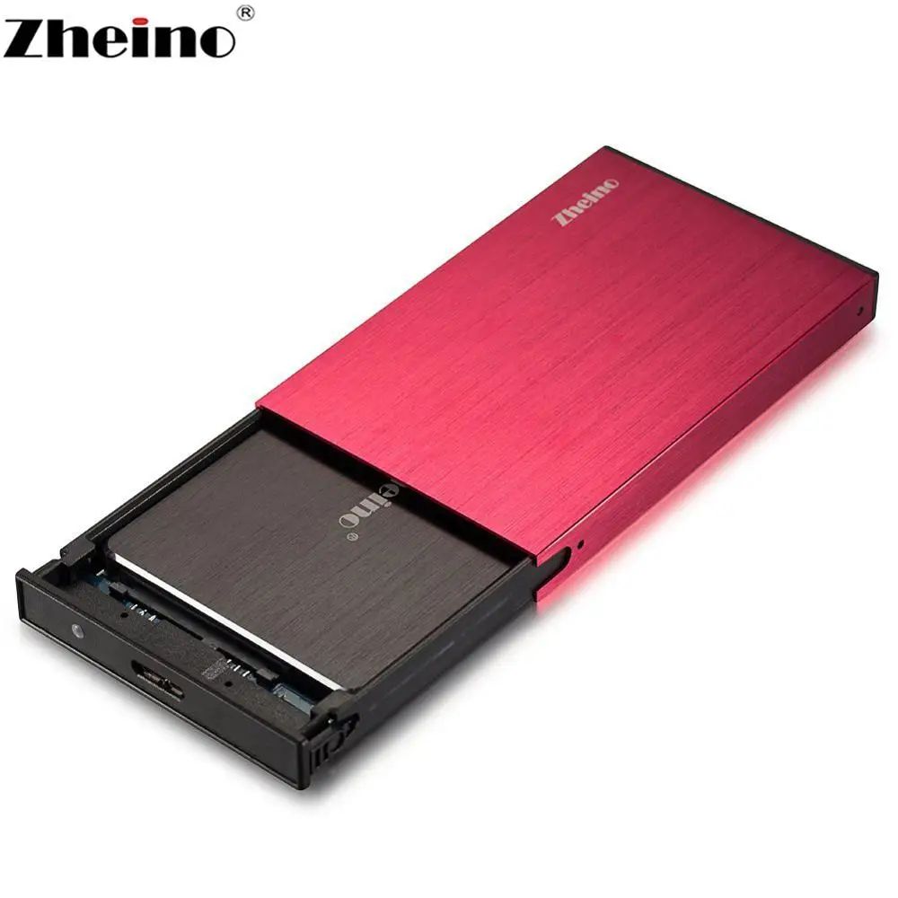 Zheino 2 5 дюймовый USB 3 0 HDD/SSD Внешний портативный корпус чехол для SATA 7 мм 9 жесткого