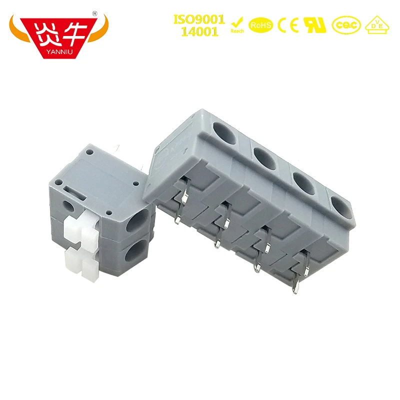 KF202 7 5 2P ~ 12P ППМ Пружинные клеммные колодки DG202 мм 2 контакта 12 контактов 12A 300 В PHOENIX