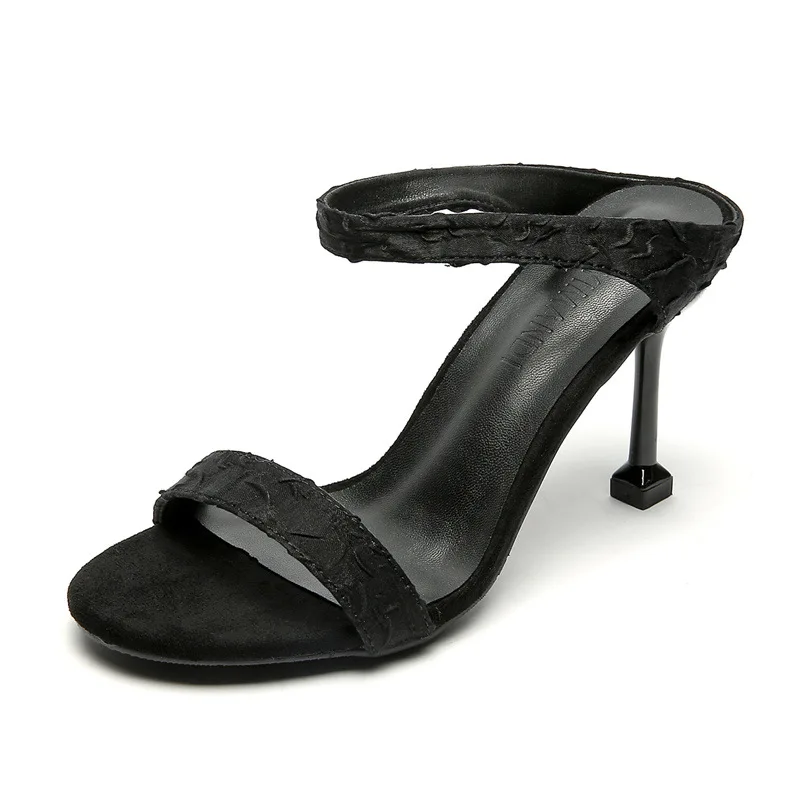 

Comfort Shoes for Women Large Size 2021 Sandals Summer Heels Open Toe Suit Female Beige Big New Girls Peep Elastic Band Low High