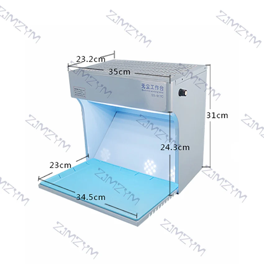 dust free working room anti dust working bench adjustable wind phone lcd cleaning room phone refurbish repair workbench 110 220v free global shipping