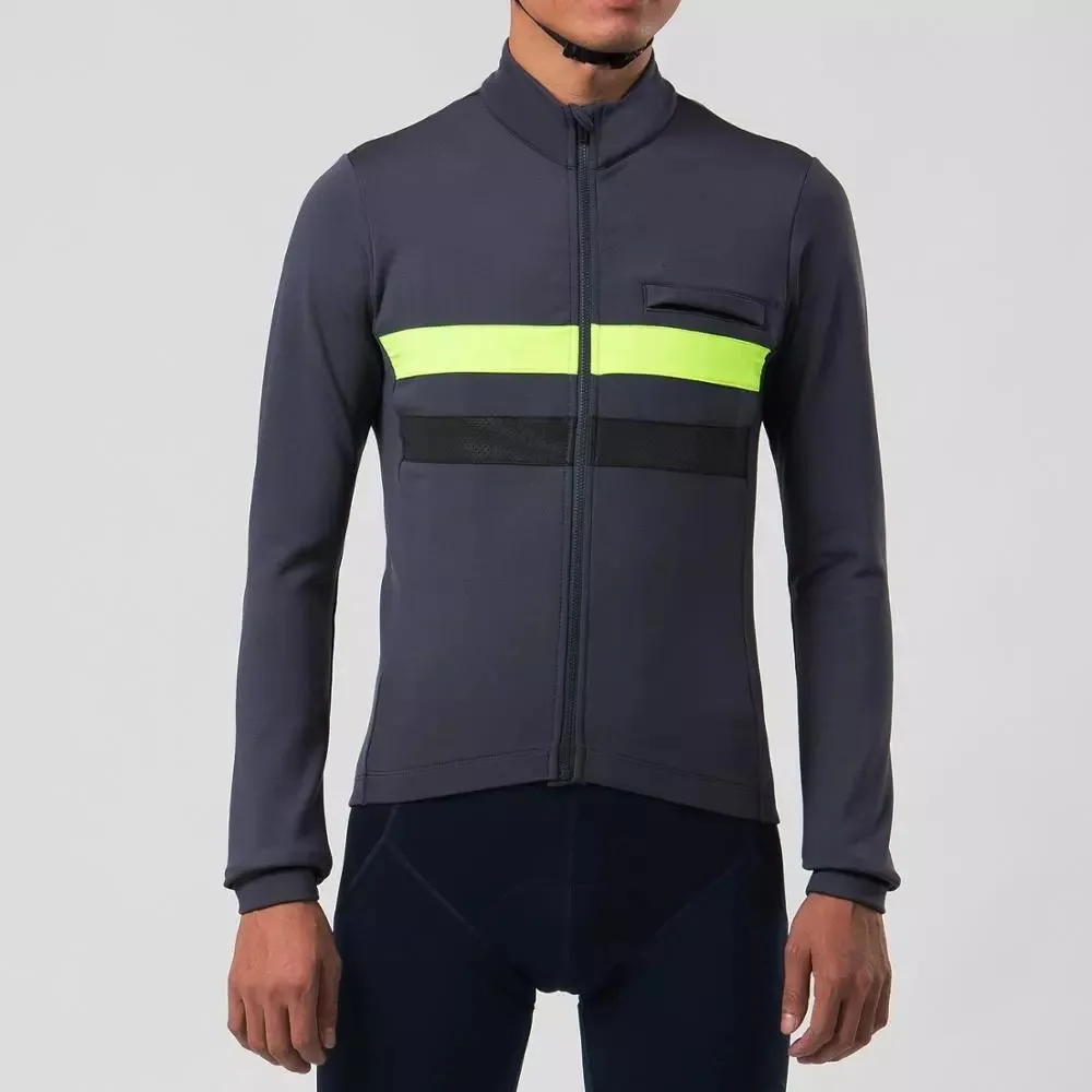 2020 SPEXCEL зимняя Светоотражающая термофлисовая велосипедная кофта с длинным