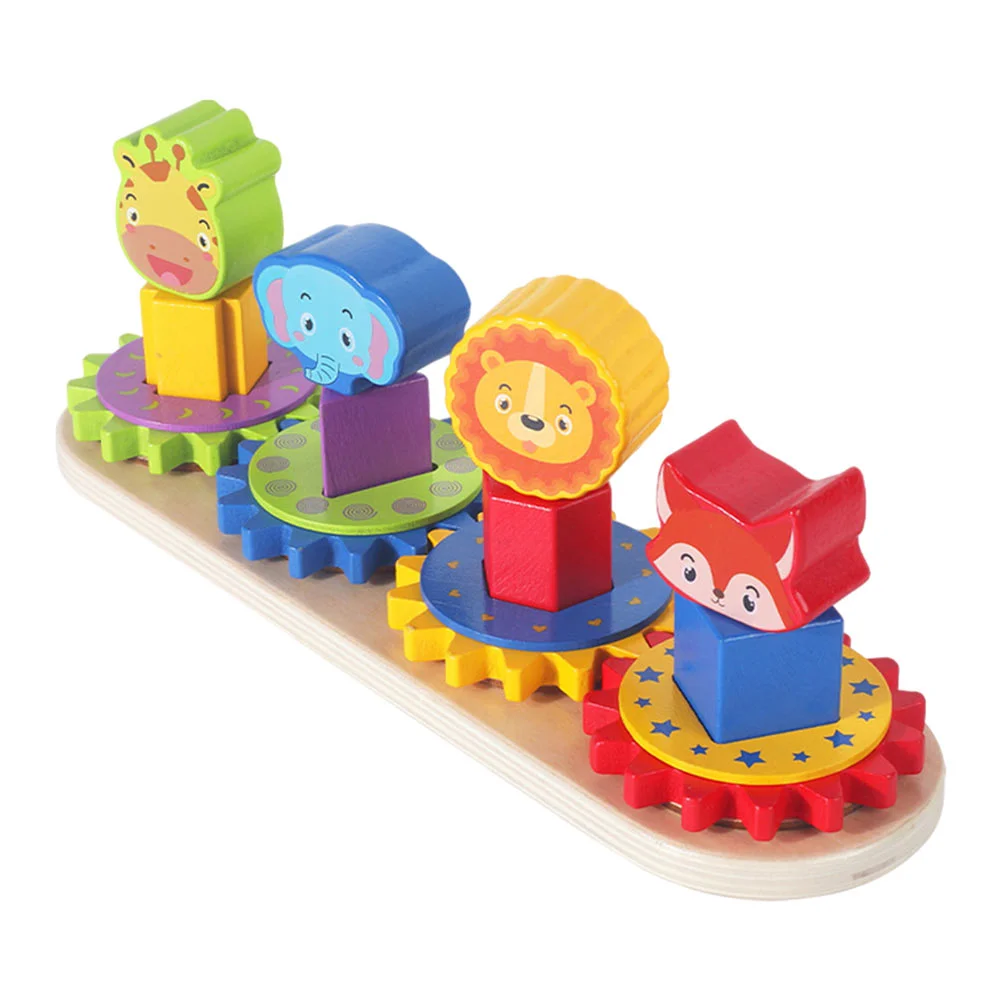 

1 Set of Funny Wood Stylish Matching Stylish Cognition Plaything