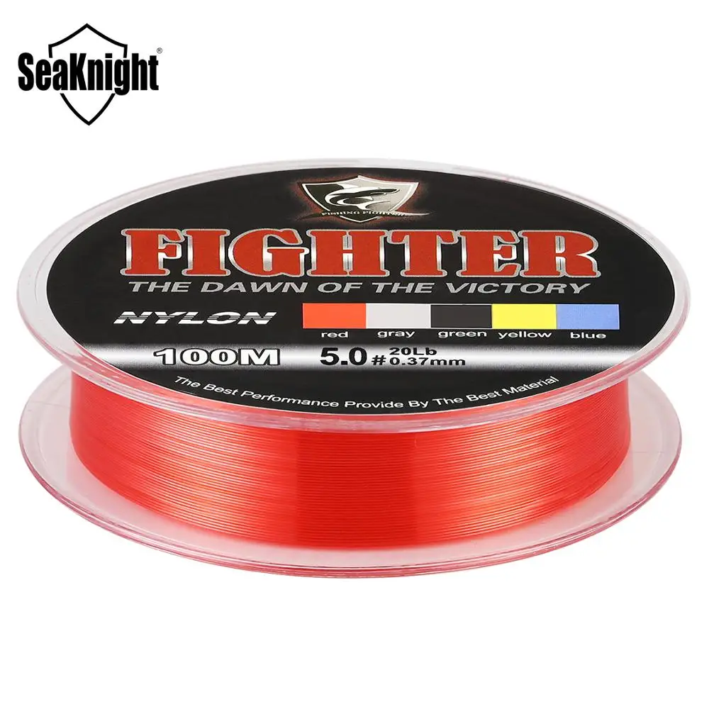 SeaKnight 100 м леска нейлоновая леска супер сильная 2-35LB монофильная леска японский материал ловля карпа пресноводная и морская рыбалка