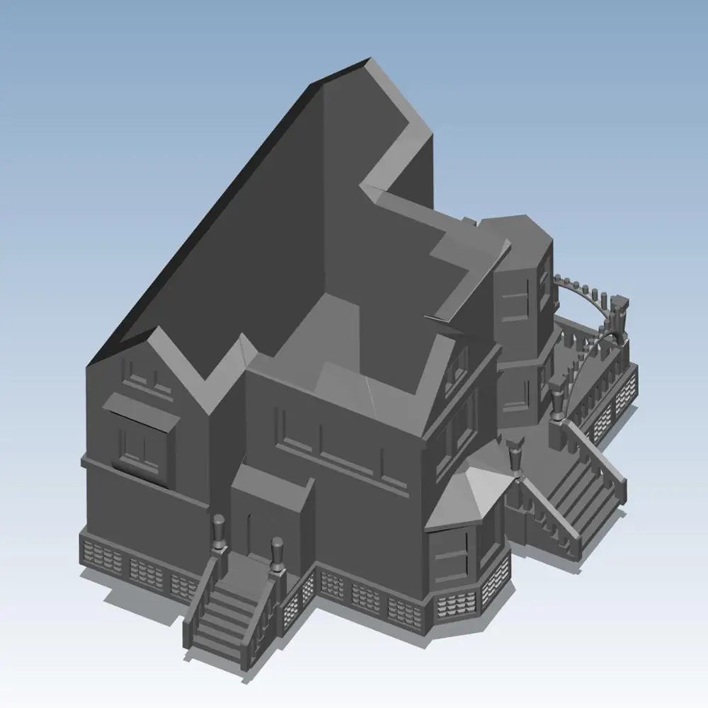 

Victorian Style Residence Custom order highqualityhighprecision digital models 3D printing service Classic objects ST2035