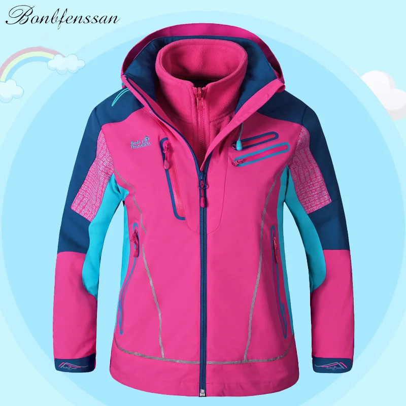 Детская Лыжная куртка детская брендовая Водонепроницаемая зимняя для мальчиков