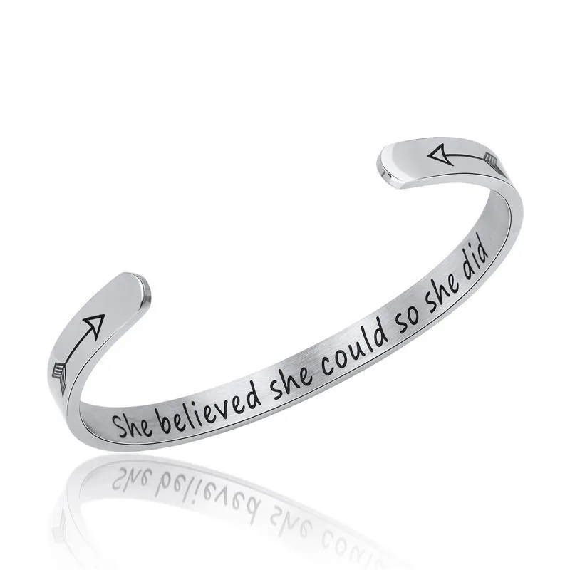 Style 21 Best Friends Bracelet Cuff Bangle Friendship BFF Bracelet Not Sisters By Blood But Sisters By Heart Jewelry for Women Girls - Окраска металла: Style 21