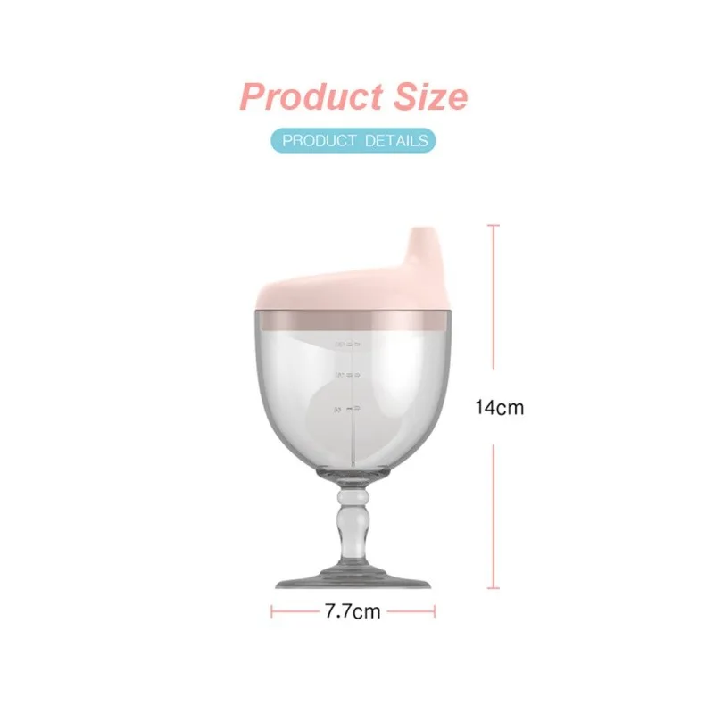 

Kids Training Drinking Cup Kids Feeding Gift 150ML Baby Goblet Water Bottle PP Material Infant Milk Cups With Duckbill Mouth