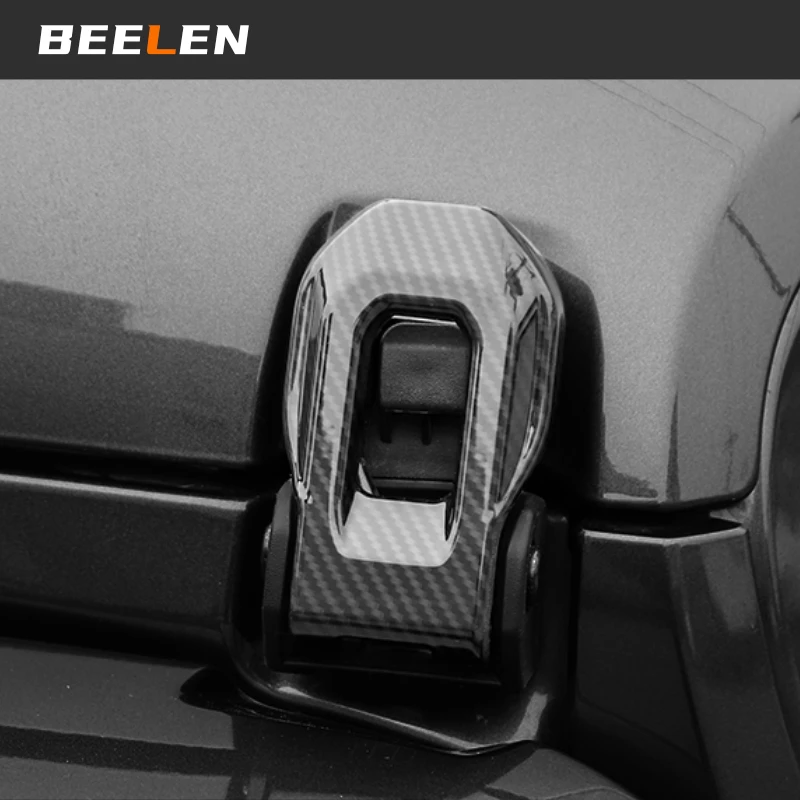 

Car hood hinge decorative sticker Latch Lock Catch Decoration Cover for Jeep Wrangler JL Gladiator JT 2018-2021 Car Sticker