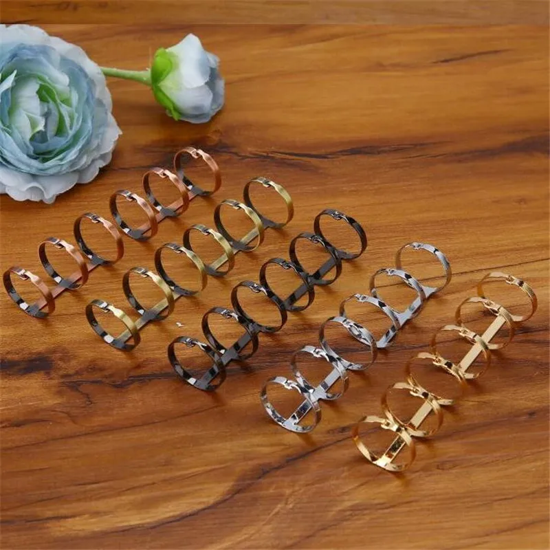 2 шт. Металлический Переплет для книг с листьями открывающийся на петлях переплет