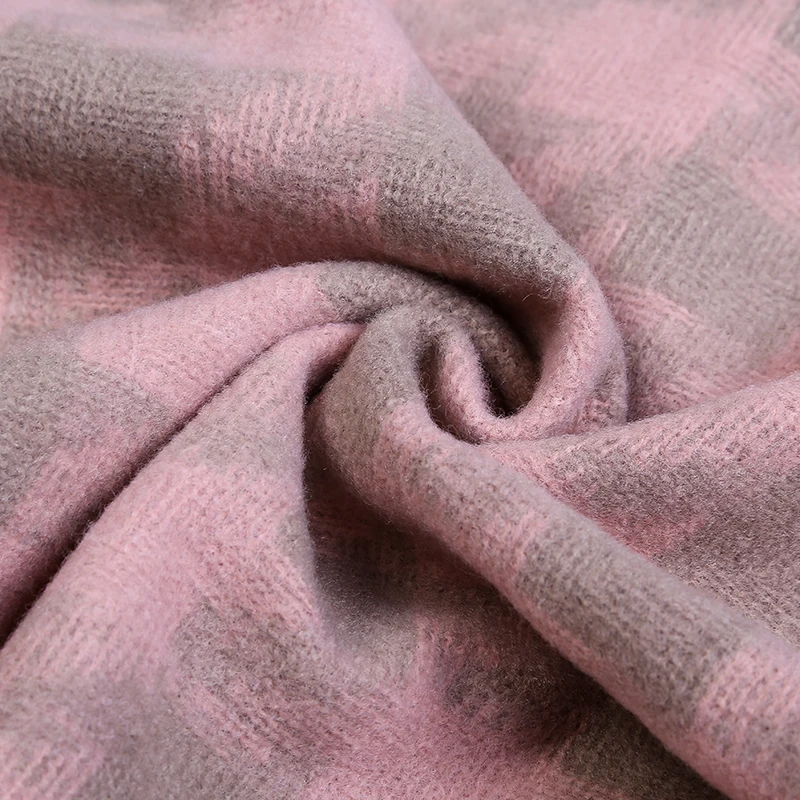 Женский шарф в клетку FS длинный кашемировый британском стиле зимний 2019 |