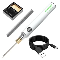 5v 8w mini welding tools fast heating portable with stand diy engraving soldering iron set pen usb powered electric handheld