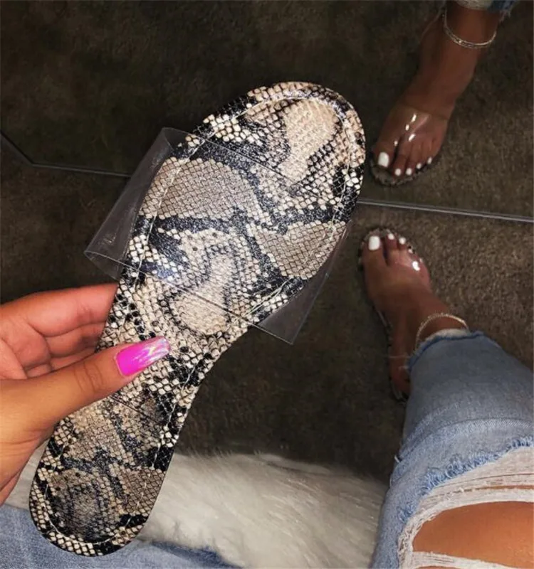

Fltat women slipper summer open toe Transparent flat Slide new ladeis outdoor Comfort slip on Beach sandals woman shoes Z373