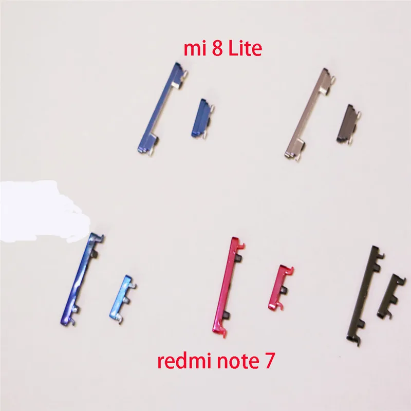 New Metal Buttons ON/OFF KEY Lock Screen Button Volume For XIAOMI Mi 8 Youth Redmi Note 7 |