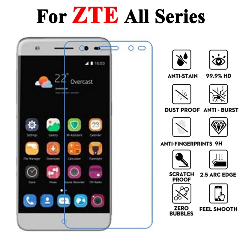 Для ZTE Blade A520 Стекло на A6 V6 A510 A601 V8 V7 Lite Защитная стекло лист Tremp 520 510 6 601 V 8 7 Экран