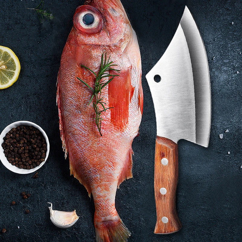 

Household Fish Cutter Vegetable Fish Knife Mini kitchen knife Sharp Stainless Steel Meat Cleaver Slice Fruit Knife