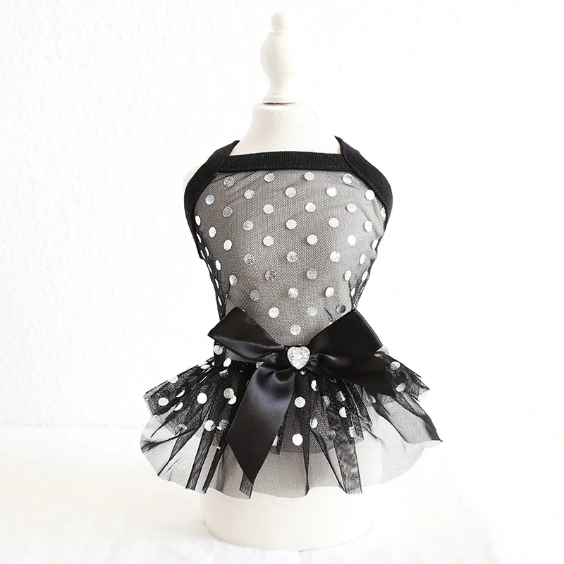 Милая летняя майка с бантом для маленькой собаки одежда чихуахуа принцессы