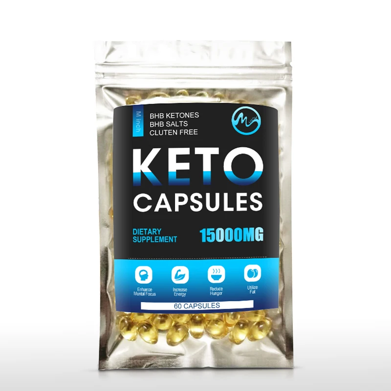 Кетоновые капсулы Minch сжигатель жира продукты для похудения кетогенная диета
