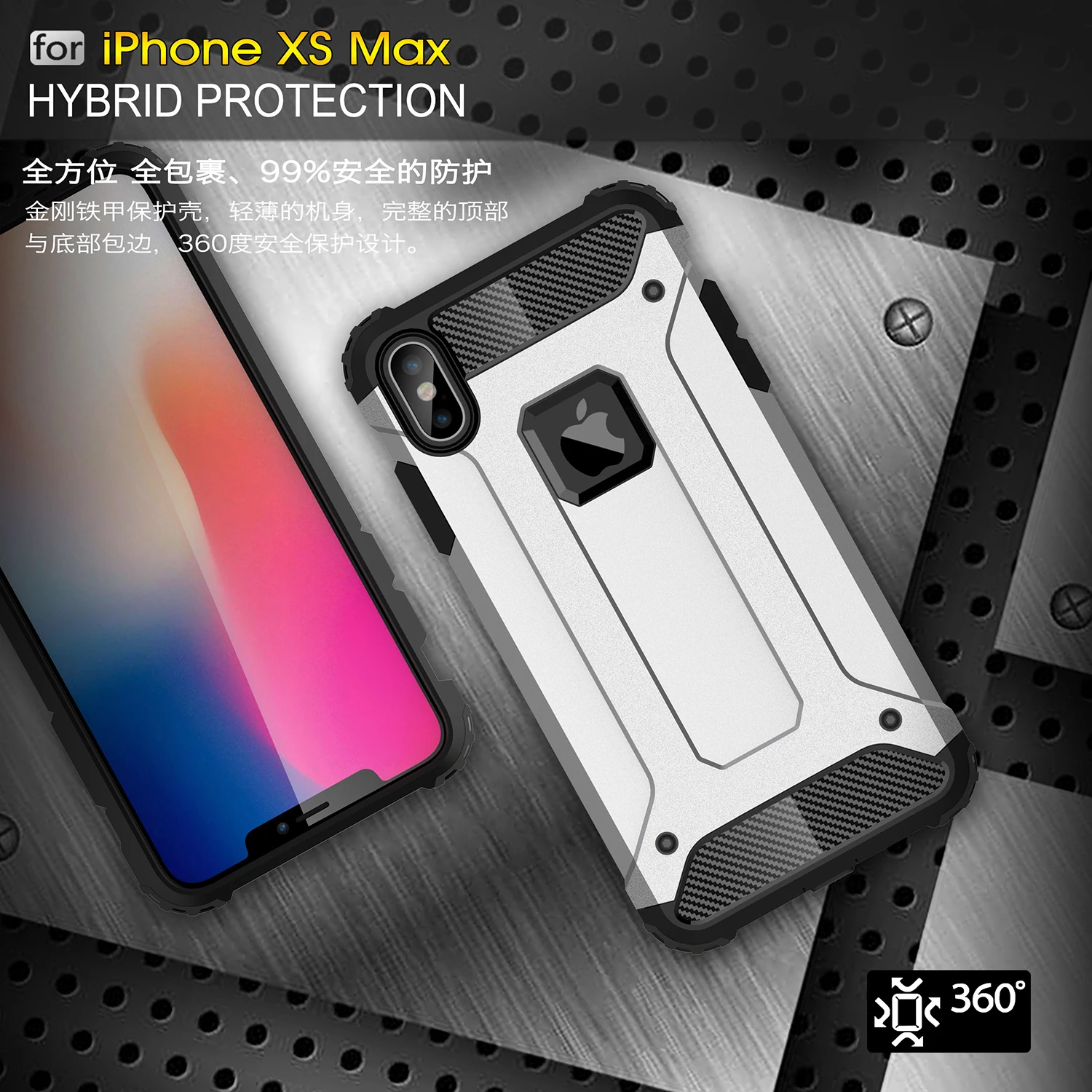 

Luxury Shockroof Hybrid TPU Armor Hard Cover For iphone 5 5s SE 6 6s 7 8 plus XR XS 11Pro Max 12 Mini Case