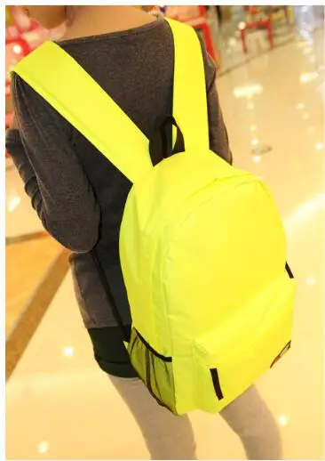 

2020 new fashion canvas color backpack large capacity female bag travel outdoor students backpack