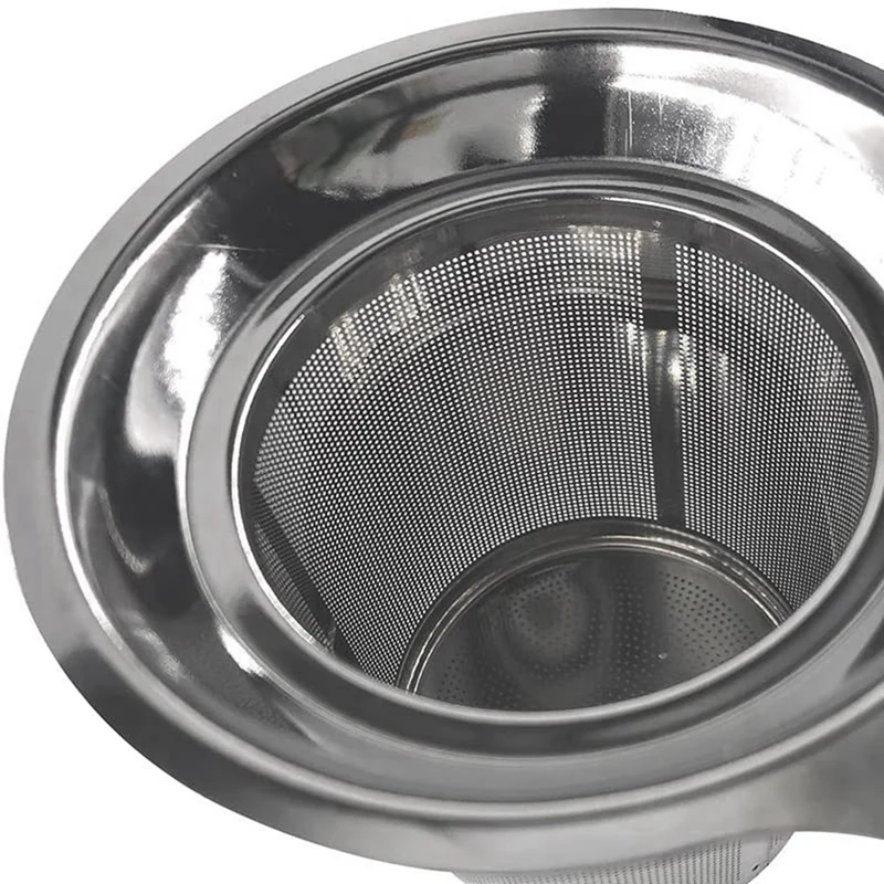 

New New Filter Glass Espresso Coffee Maker with Stainless Steel Tea Strainer