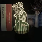 3D ночсветильник в стиле аниме Geass CC и Lelouch, милый подарок на день рождения светодиодный Светодиодная лампа, детский подарок