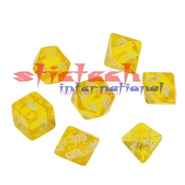 Через dhl или ems 100 комплекты MTG ролевые D & DND поли кости Настольная игра Набор из 7