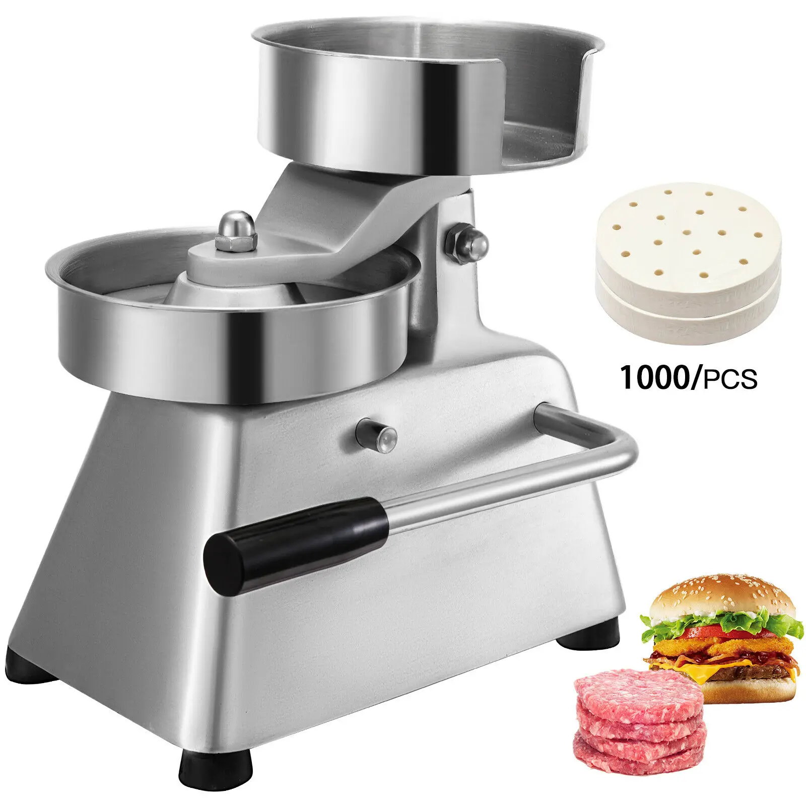 

Burger Press Hamburger Patty Maker 4-inch Diameter Burger Press Commercial