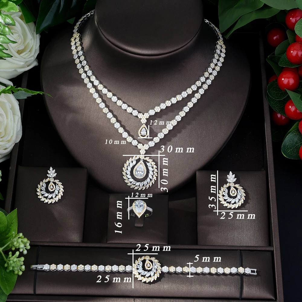 Hibrid Hat распродажа Африканский бисер 2 тона ювелирный набор форма капли воды