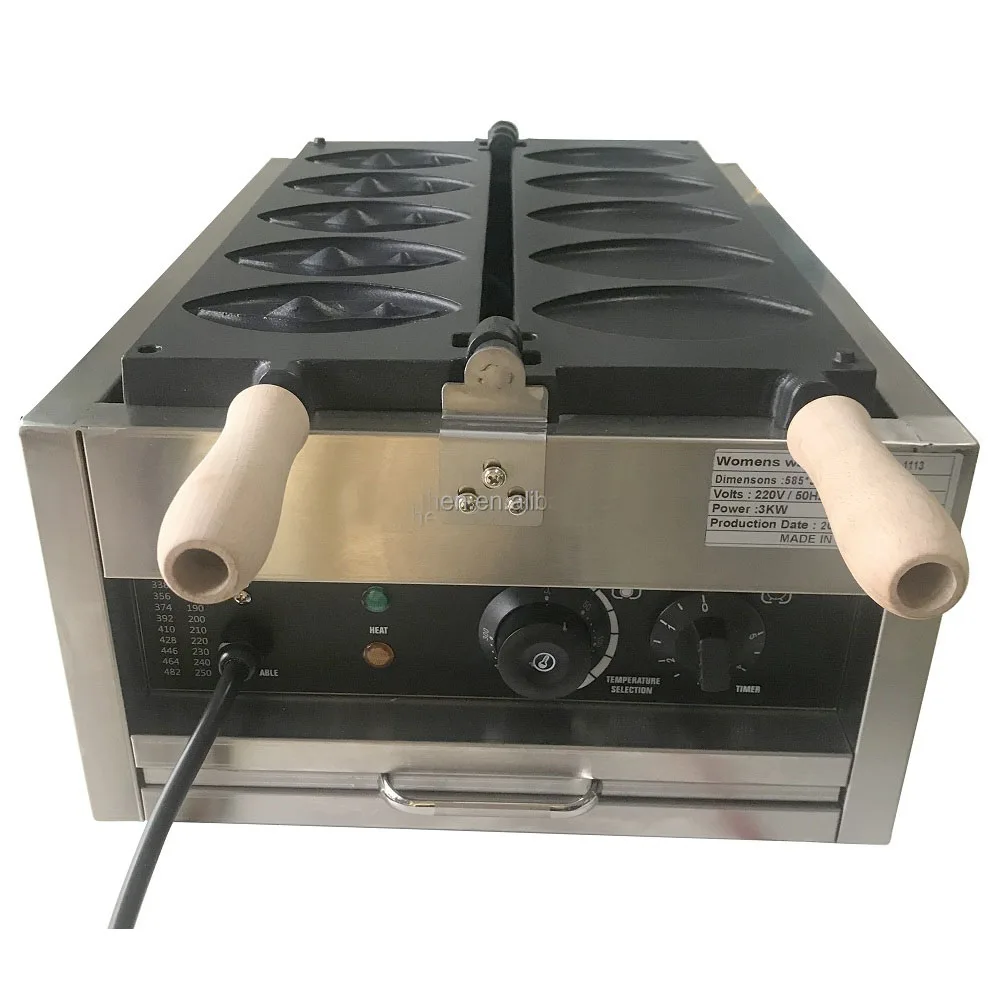 110V/220V baking equipment electrci commerical lolly waffle machine  vagina waffle machine