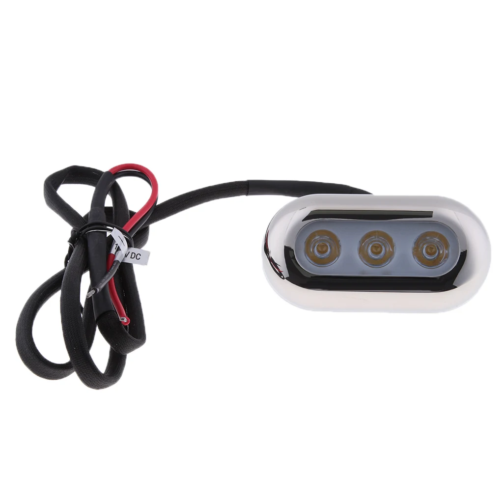 

12-28V 5.5W 3000K Boat Marine Underwater Bottom LED Light Warm White