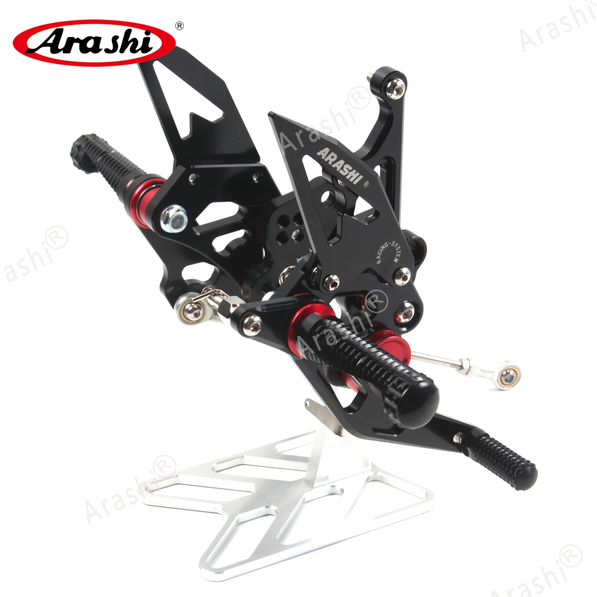 Arashi мотоциклист подножки для SUZUKI GSXR1300 2008- CNC Регулируемые подножки Rearset GSX-R GSXR 1300 GSX1300R HAYABUSA