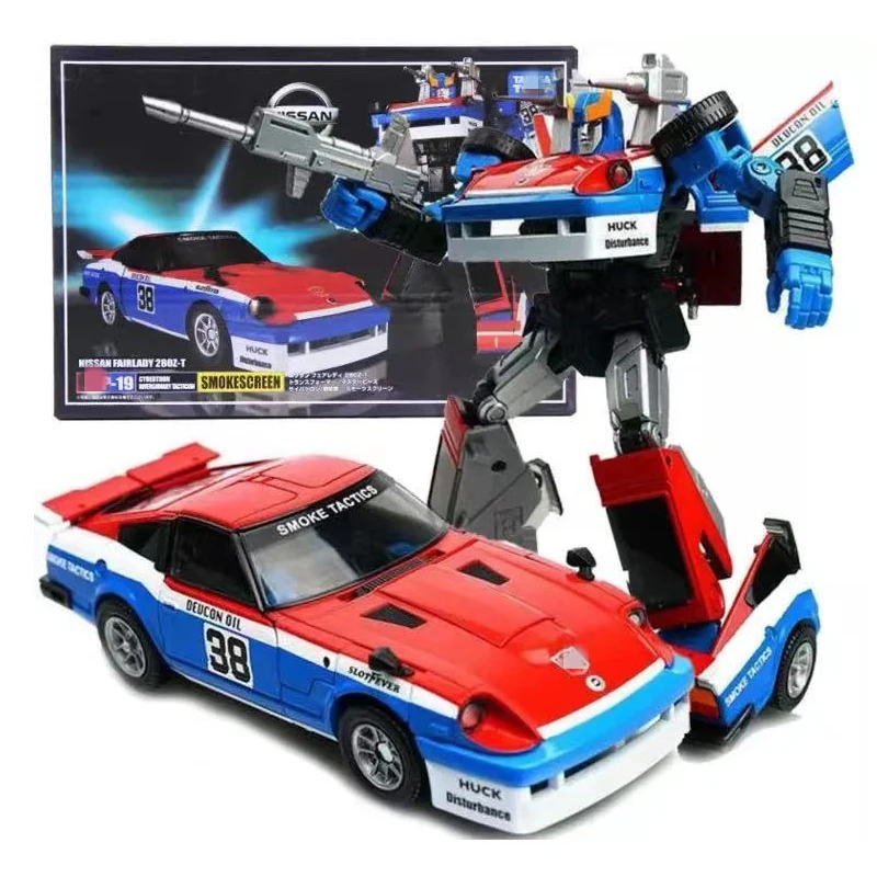 

Экшн-фигурка трансформер 18 см Master Mp19 Smokescreen Ko версия цветная коробка игрушка фигурка подарок для детей