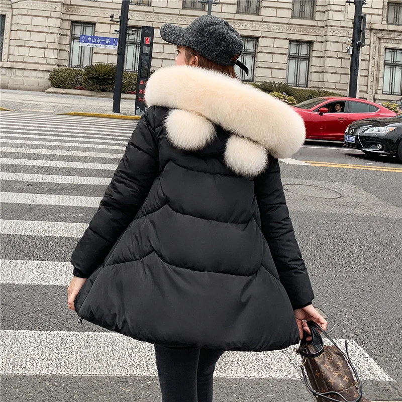 Женская куртка с подкладкой из хлопка новинка 2020 Свободное пальто утолщенное