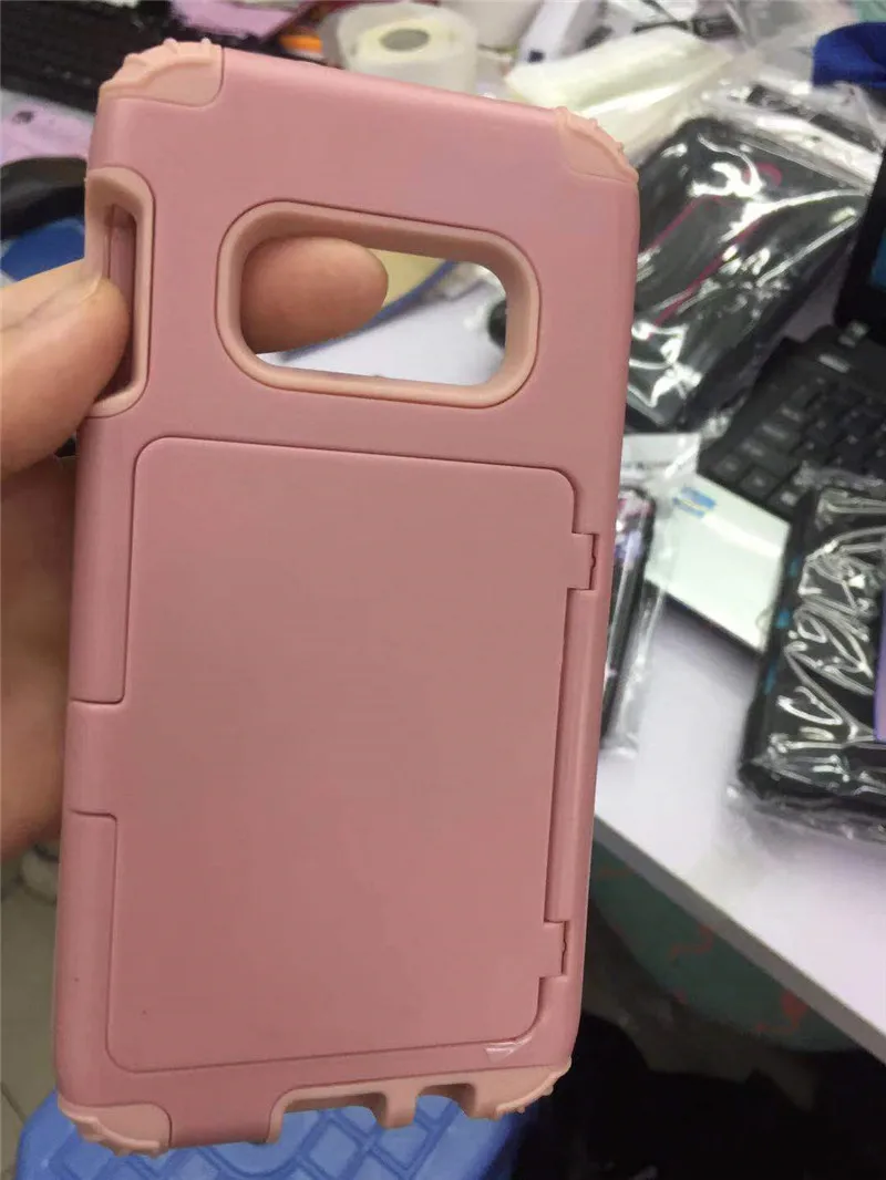 360 Полный корпус ударопрочный чехол iPhone x xr xs max 6 8 7 Plus косметическое зеркало девчачье стекло подушка безопасности Силиконовый ТПУ+ PC задняя крышка телефона