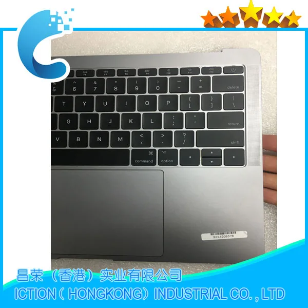 Оригинальный космический серый цвет A1708 Topcase с клавиатурой США Для Macbook Pro 13 3 &quotA1708
