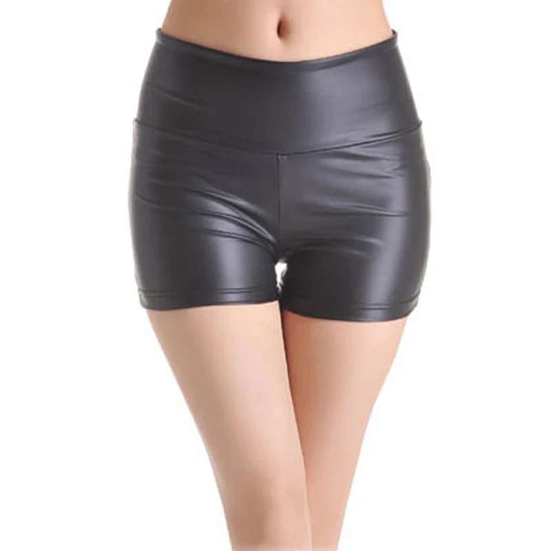 

Women Safety Shorts Seamless Leather High Waist Panties Seamless Anti Emptied Boyshorts Pants Girls Slimming Pants