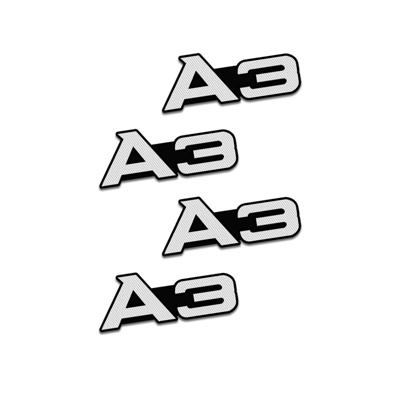 10 шт. 3D алюминиевый динамик стерео значок эмблема наклейка для Audi A3 8p 8v 8l