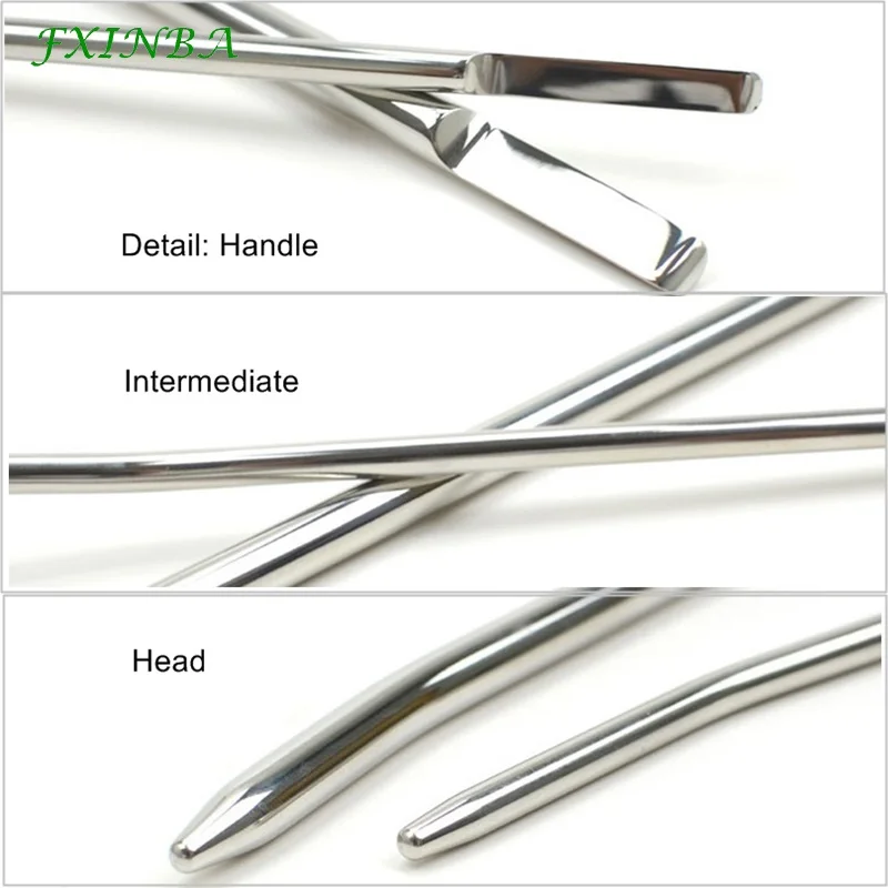 FXINBA 4-12 мм нержавеющая сталь заглушка для пениса мужской уретрный расширитель со