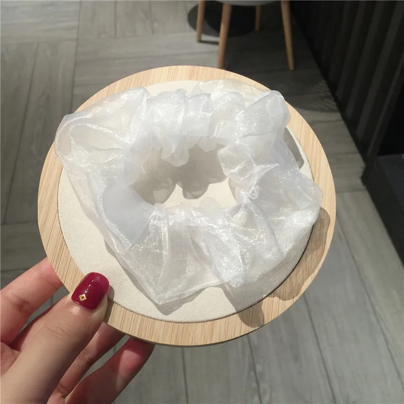Лук стримеры женский шарф для Волос Эластичный богемный шифон повязки на голову для девочки резинка для волос хвост конский галстук точка цветочный принт головной убор - Цвет: 40