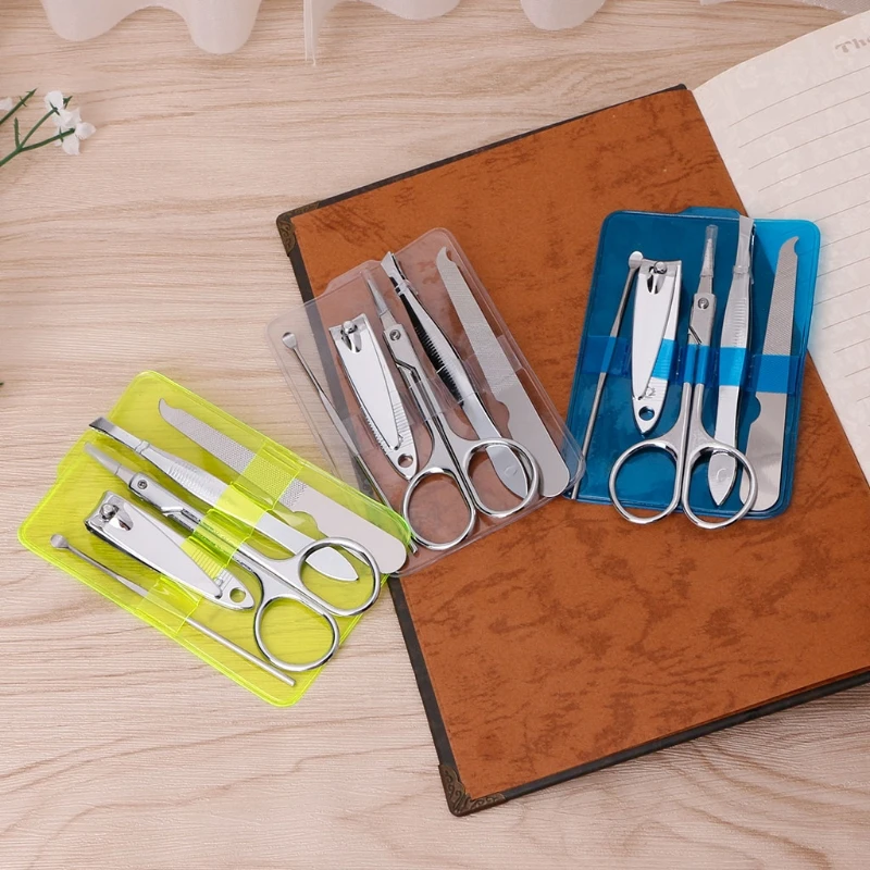 

5 pcs Nail Care Clipper Cutter Manicure Kit Pedicure Nails Art Travel Gift Set