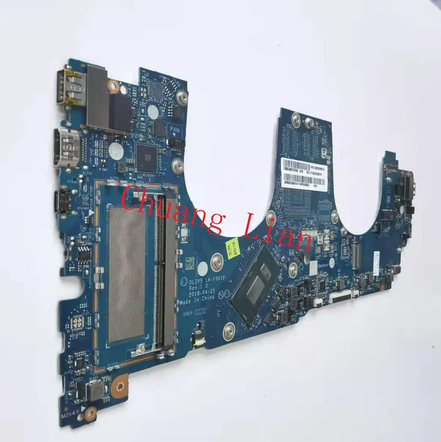 DLZP5 LA F661P для Lenovo Yoga 730 15IKB материнская плата ноутбука с процессором i5 8250U UMA 8G RAM DDR4