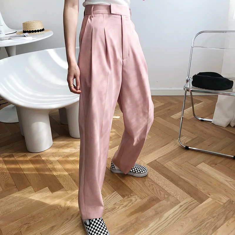 Брюки женские Костюмные с завышенной талией модные офисные штаны-султанки