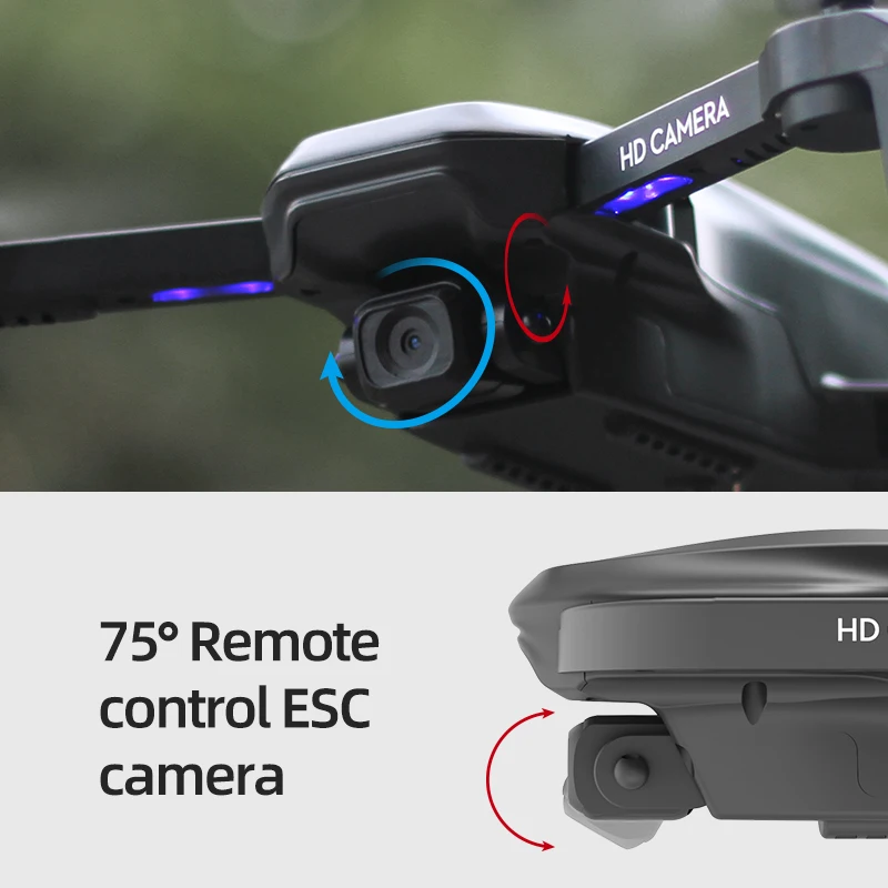 

Drone GPS 4K 5G WiFi Live Video FPV Quadrotor Flight Rc Distance Drone HD Wide-Angle Dual Camera Real-time Transmission Toys