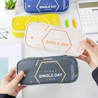 kawaii cute large school pencil case for office stationery supplies organizer box pouch grils boys